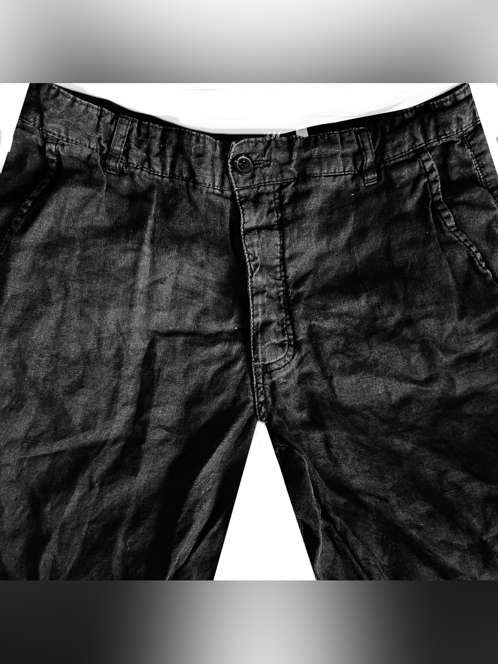 H&M Black 100% Linen Women’s Pants